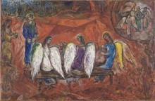 Chagall : Abraham et les trois anges